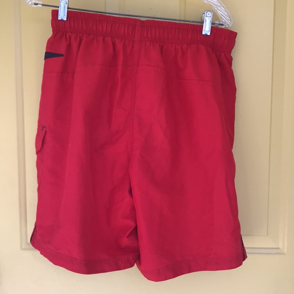 Men's Speedo Swim Suit, Red, Size Medium - Picture 3 of 5